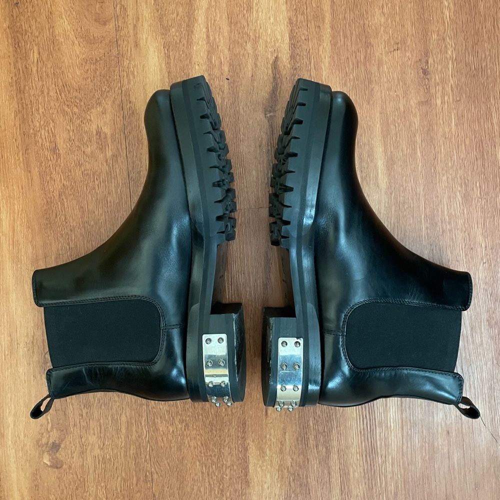 Alexander McQueen Black Ankle Boots